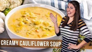 How to Make Creamy Cauliflower Soup [upl. by Layol]