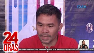 Manny Pacquiao handa raw makalaban muli si Floyd Mayweather ngayong taon  24 Oras [upl. by Nileuqaj692]