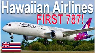 IT IS HERE Hawaiian Airlines’ FIRST 787 INAUGURAL Flight [upl. by Philan201]