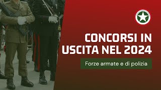 Calendario Concorsi 2024 Forze Armate e di Polizia [upl. by Mata]