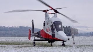 KMAX Intermeshing Rotors Helicopter Startup amp Takeoff [upl. by Bunder385]