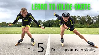 The 5 Rules of good skating  Become a fast inline skater in one day [upl. by Irihs996]