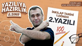 KİM 100 İSTER 8 Sınıf İnkılap 1 Dönem 2 Yazılıya Hazırlık  2023  2024 Taktikler Full Tekrar [upl. by Viquelia586]