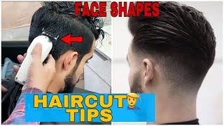 HAIRCUT TIPS AS PER FACE SHAPES Shorts HairCut FaceShape [upl. by Sager]