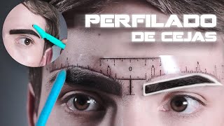 Cómo PERFILAR TUS CEJAS en casa Tutorial paso a paso  Joshe Jr [upl. by Cosma]