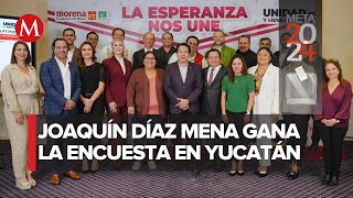 Morena revela resultados de encuesta para candidatura de Yucatán [upl. by Leupold]