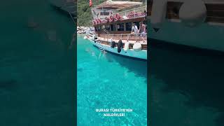 BODRUM gemi turu Türkiye’nin Maldivler’i burası 🇹🇷🚢 ☀️ [upl. by Luhe]