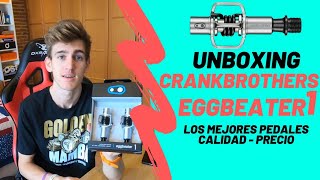 Crank Brothers Eggbeater 1 Unboxing en español de los mejores pedales para mtb 🔥🔥 [upl. by Autry]