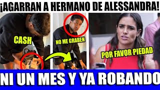 ESCANDALO AGARRAN A HERMANO DE ALESSANDRA ROJO CON MOCHILAS DE DINERO ¡NI UN MES Y YA ROBANDO [upl. by Nired]