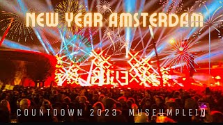 ✨AMSTERDAM WELCOMES NEW YEAR 2023 🎉 MUSEUMPLEIN Fireworks Show 20222023 🇳🇱 [upl. by Tiffa]