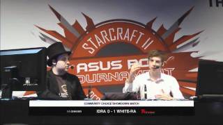 ASUS ROG  G1  IdrA v WhiteRa  1k Showmatch Part 2 [upl. by Wallford]