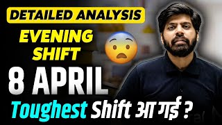 JEE Main 2024  8 April Evening Shift 2 Analysis in 2 mins  Paper Level Weightage Cutoff  eSaral [upl. by Bernardo]