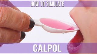 How to make Calpol paracetamol suspension  for simulation [upl. by Drehcir]