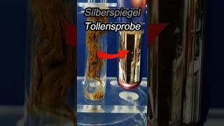 chemische Portale  Silberspiegel mit Tollens Reagenz chemie lehrer shorts [upl. by Annayat]