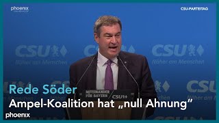 Rede von Markus Söder auf dem Parteitag der CSU am 060523 [upl. by Arymat291]