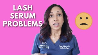 Side Effects of Lash Serums  Eye Doctor Explains [upl. by Balduin]