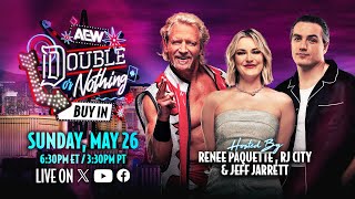 The BUY IN AEW Double or Nothing Pre Show  LIVE Sunday May 26 630pm ET  330pm PT [upl. by Osrick]