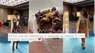 VLOG Life with Ndeshi  My sister is abusing me MTC Wine tasting Movie date life cinema [upl. by Chamkis981]