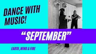 EASY DANCE CHOREOGRAPHY  quotSeptemberquot by Earth Wind amp Fire  Dance for Beginners  DISCO 🪩 🕺 [upl. by Ileana]