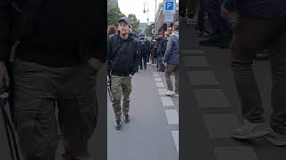 DemonstrantInnen veraschen Polizei  b0710 Palästina Demo Berlin Südstern [upl. by Noonan]