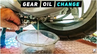 2013  Piaggio Fly 150  Final Drive  Transmission  Gear Box  Hub Oil Change [upl. by Gretchen]