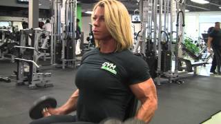 Training arms with Fabiola Boulanger IFBB Prowmv [upl. by Diane-Marie]