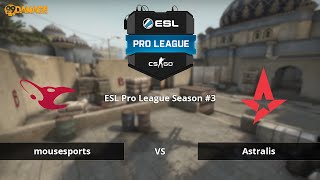 mousesports vs Astralis  ESL Pro League Season 3  dedust2 [upl. by Maris]