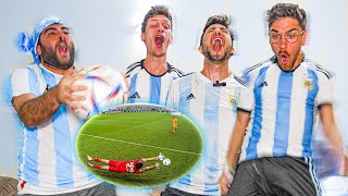 Argentina vs Paises Bajos  Reacciones de Amigos  Cuartos Mundial 2022 [upl. by Oralle]