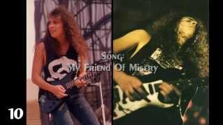 Top 10 solos of Kirk Hammett [upl. by Edmund]