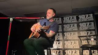 Justin Furstenfeld Blue October I Hope You’re Happy 1073 Alt Cle Acoustic Performance 91823 [upl. by Najed90]