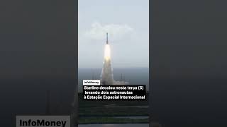 STARLINE decolou levando dois astronautas à Estação Espacial Internacional nasa starline [upl. by Zoarah]