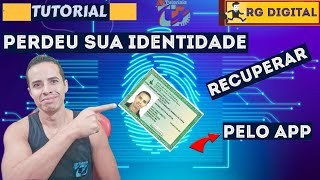 COMO RECUPERAR CONTA DO RG DIGITAL COM CÓDIGO TIPOGRÁFICO [upl. by Devy]