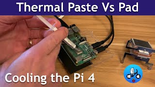 CPU paste Vs Thermal Pad Raspberry Pi 4 [upl. by Girand]