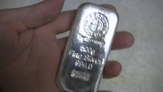 Argor Heraeus 500g Silver Bar Review [upl. by Arymat]