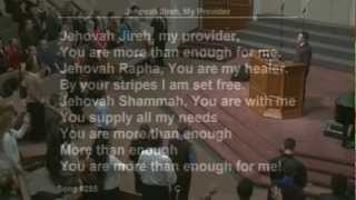 Jehovah Jireh My Provider  Cloverdale Bibleway [upl. by Eiuqnimod]