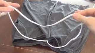 How To Tie a Single Loop Drawstring [upl. by Ayt]