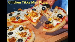 Chicken Tikka Mini Pizza Recipe In Urdu Hindi by Fatima Kitchen ✔✔ [upl. by Cymbre]