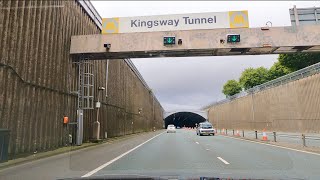 Liverpool to Chester drive through passing Kingsway Tunnel and M53 Motorway [upl. by Nimra16]