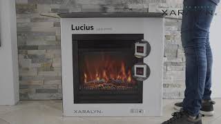 Xaralyn Electric LED Fireplace Lucius [upl. by Wickner]