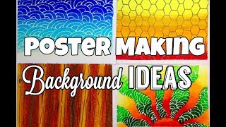 Poster Making Background Ideas [upl. by Wordoow]