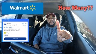 Walmart Spark how many shop and pays can we get🤑🤑 [upl. by Gardner]