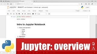 สอน Jupyter notebook แนะนำหลักการและชุดคำสั่งพื้นฐาน [upl. by Gambrill]