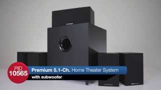 Monoprice Premium 51 Surround Sound Home Theater with Subwoofer [upl. by Eahsel]