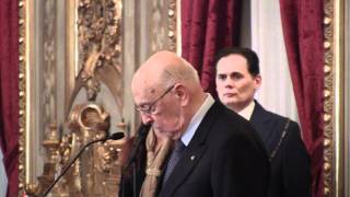 Foibe giornata del ricordo  il discorso di Giorgio Napolitano integrale HD [upl. by Leela]