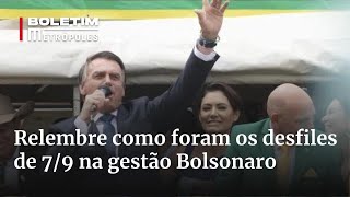 Relembre como foram os desfiles de 7 de Setembro na gestão Bolsonaro [upl. by Rihat532]