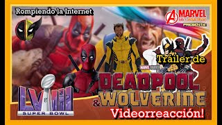 BRUTAL Y AMOR AL FANDOM Videorreacción al teaser tráiler de Deadpool amp Wolverine [upl. by Papageno]