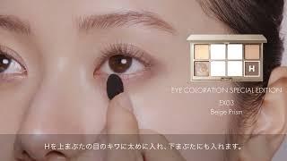 ルナソル LUNASOL EYE COLORATION SPECIAL EDITION EX03 How To Use no2 [upl. by Anassor]