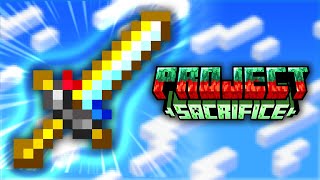 Minecraft Project Sacrifice  POWERFUL SENTIENT TINKERS SWORD 10 Modded Questing Skyblock [upl. by Roban]