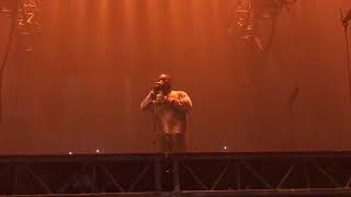 Kanye West Beautiful Morning outro tribute to Kid Cudi at Saint Pablo Tour Las Vegas NV [upl. by Idalia]