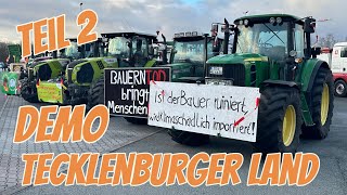 Große Demo Tecklenburger Land Traktor und LKW Konvoi Bauern Proteste Teil 2 [upl. by Ainocal]